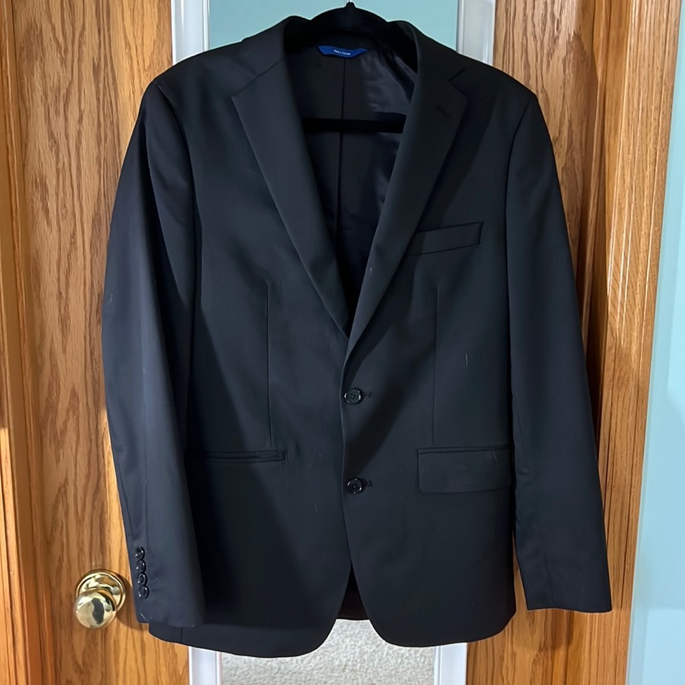 Apt 9 Premier Flex Slim Fit Black Suit Jacket